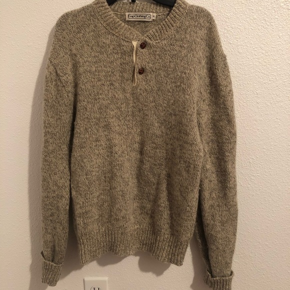 90’s heavy wool sweater - Picture 2 of 2